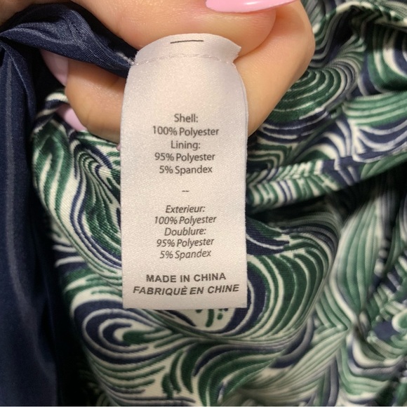 Cinq a Sept Kacydie Dark Emerald Multi Dress - Size 8 - Picture 5 of 6